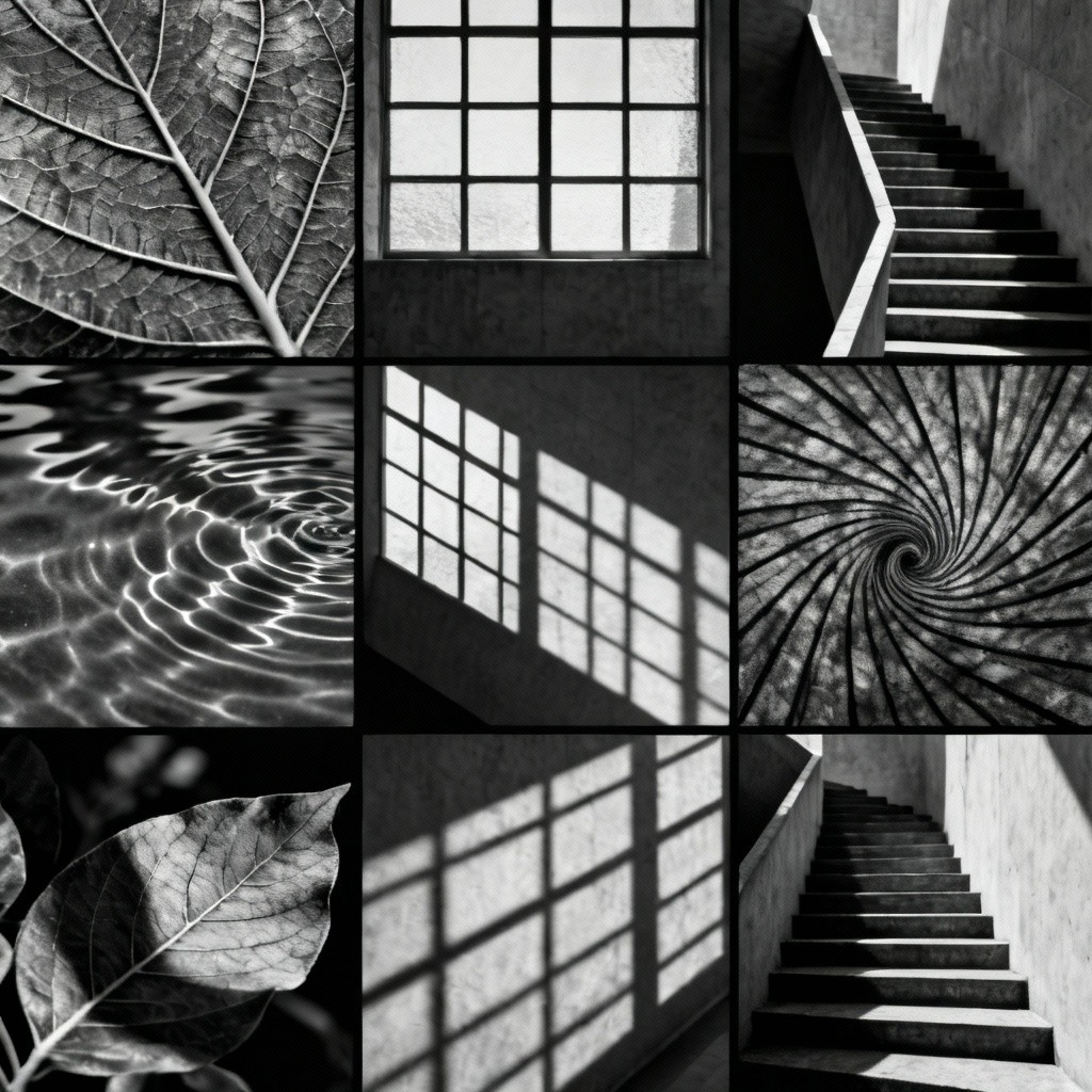 Free Patterns In Contrast Photo - Monochromatic, Geometric, Organic ...