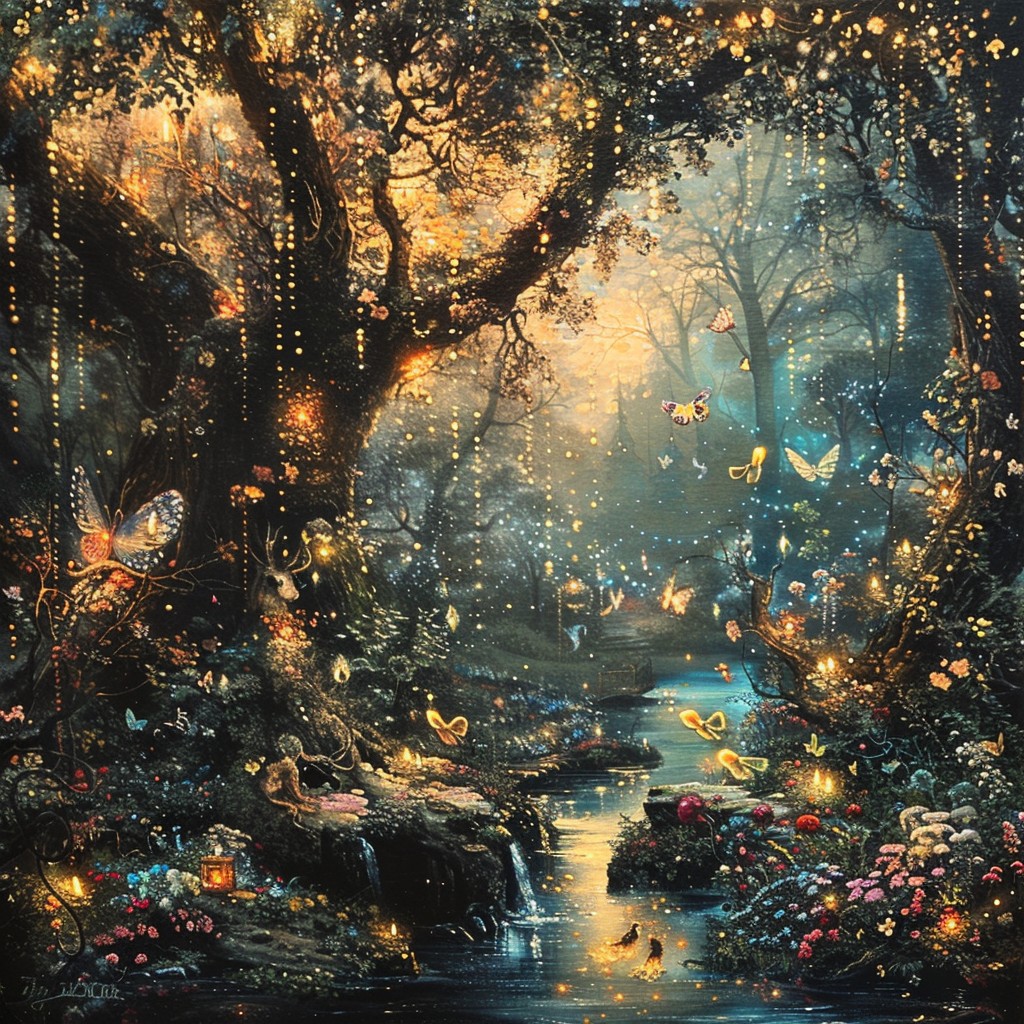 Free Enchanted Forest Scene Image - Enchanted, Forest, Magical ...
