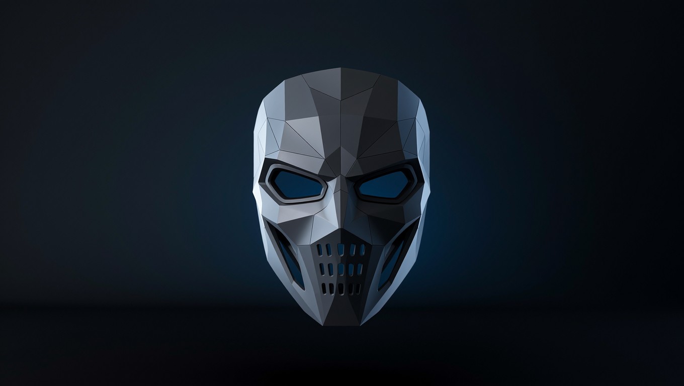 Free Geometric Skull Mask Image - Geometric, Mask, Low-poly | Download ...