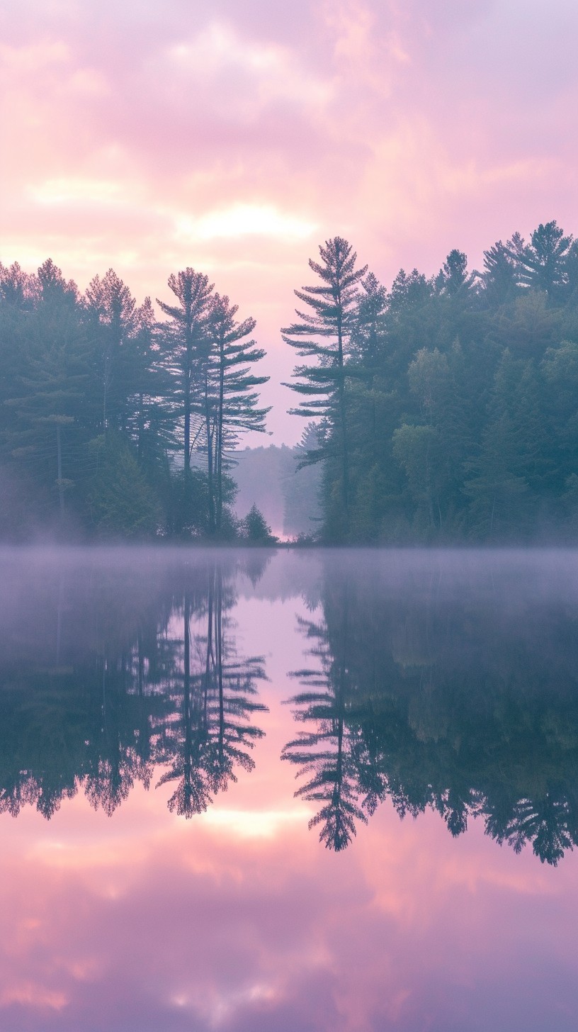 Free Misty Lake Sunrise Image - Sunrise, Lake, Reflection | Download at ...