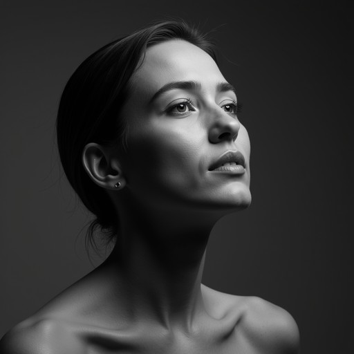 Free Luminous monochrome portrait Image - Portrait, Monochrome ...