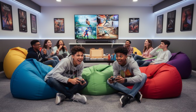 Free Teenage Gaming Party Image - Teenagers, Gaming, Competition ...