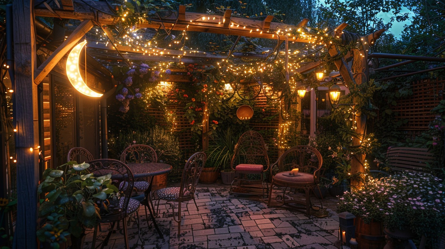 Free Enchanted Evening Patio Image - Evening, Patio, Lights | Download ...