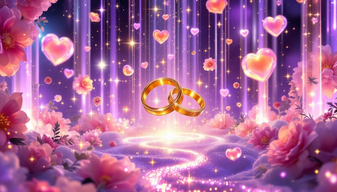 Two Magic Wedding Rings Free Magical Wedding Rings Image - Wedding, Rings, Hearts | Download at ...