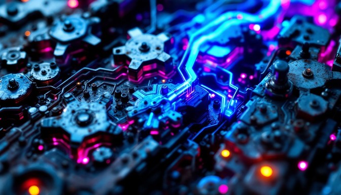 Free Cyberpunk Circuit Closeup Photo - Cyberpunk, Futuristic ...