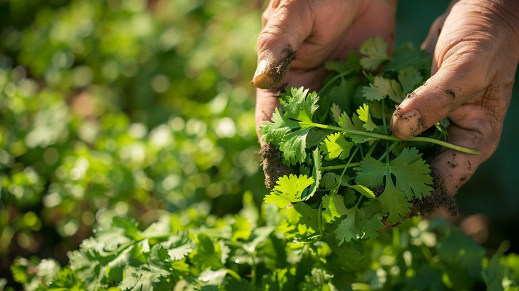 Free Fresh cilantro leaves Image - Cilantro, Coriander, Leaves ...