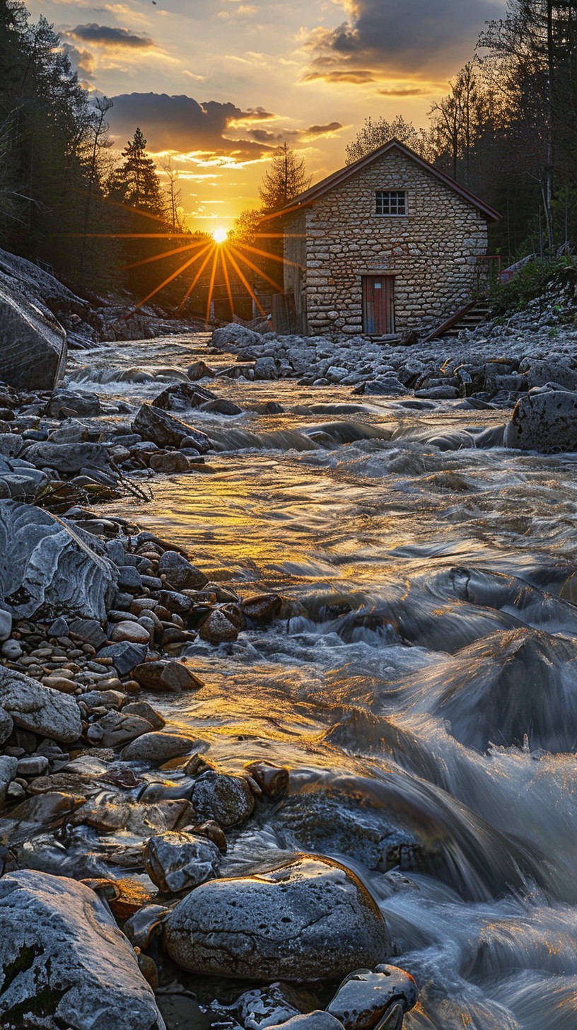 Free Sunset River Glow Image - Sunset, River, Glow | Download at StockCake