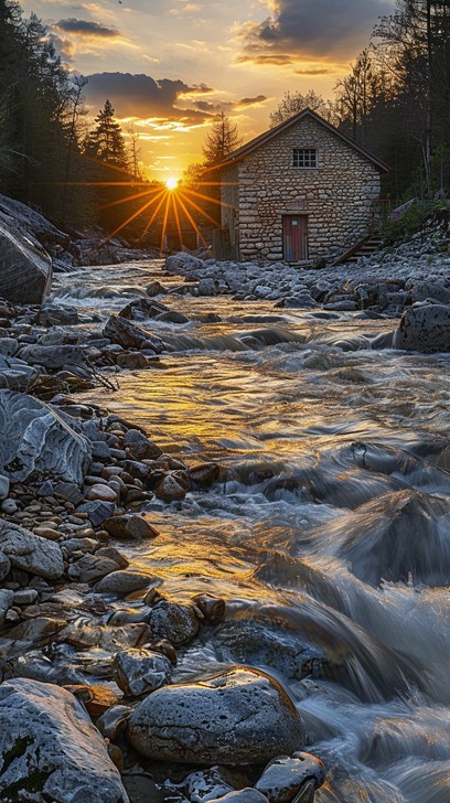 Free Sunset River Glow Image - Sunset, River, Glow | Download at StockCake