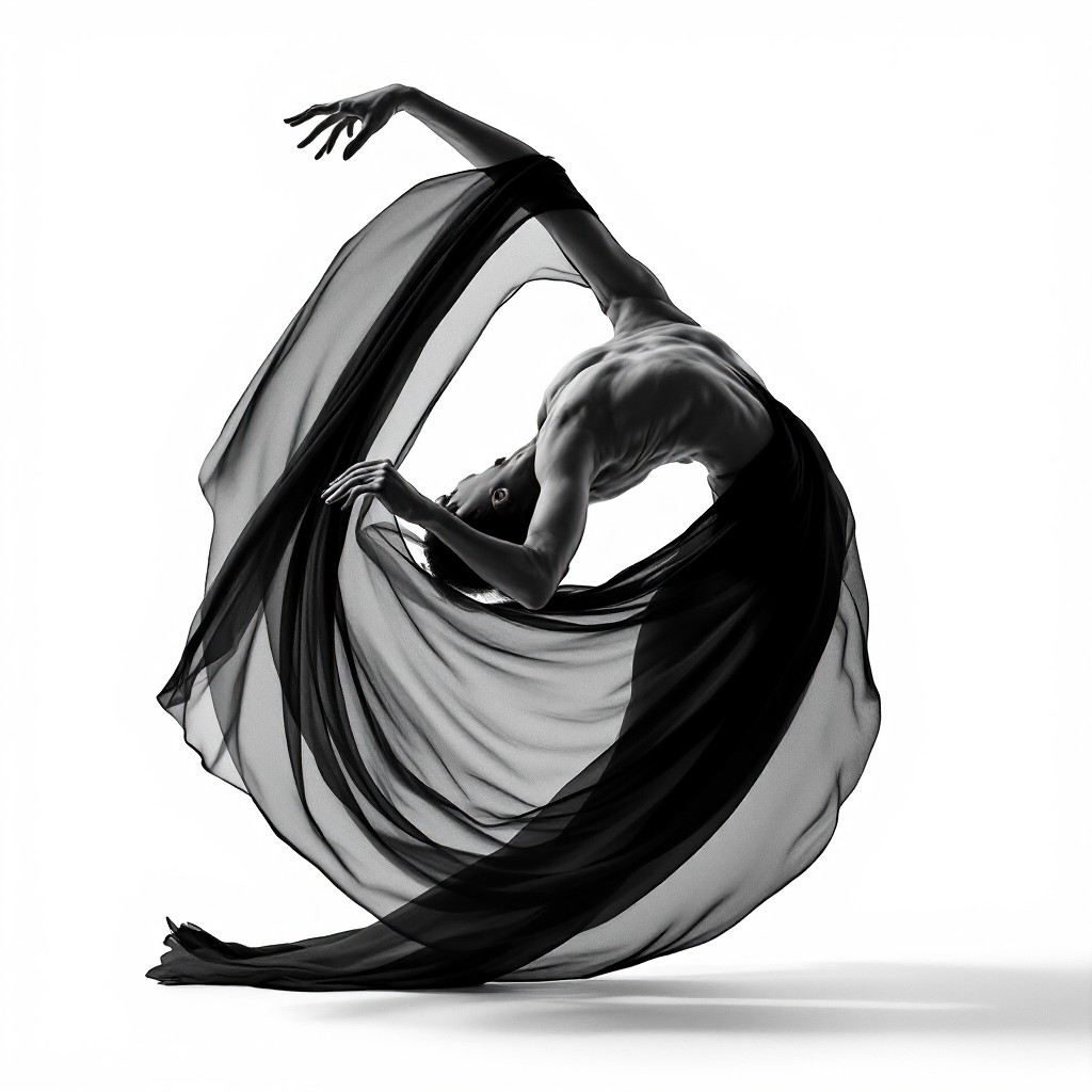 Free Graceful Shadow Dance Image - Dance, Monochrome, Spiral | Download ...