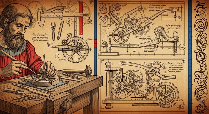Technical Drawing Renaissance Free Renaissance Engineer Working Image - Renaissance, Engineer ...