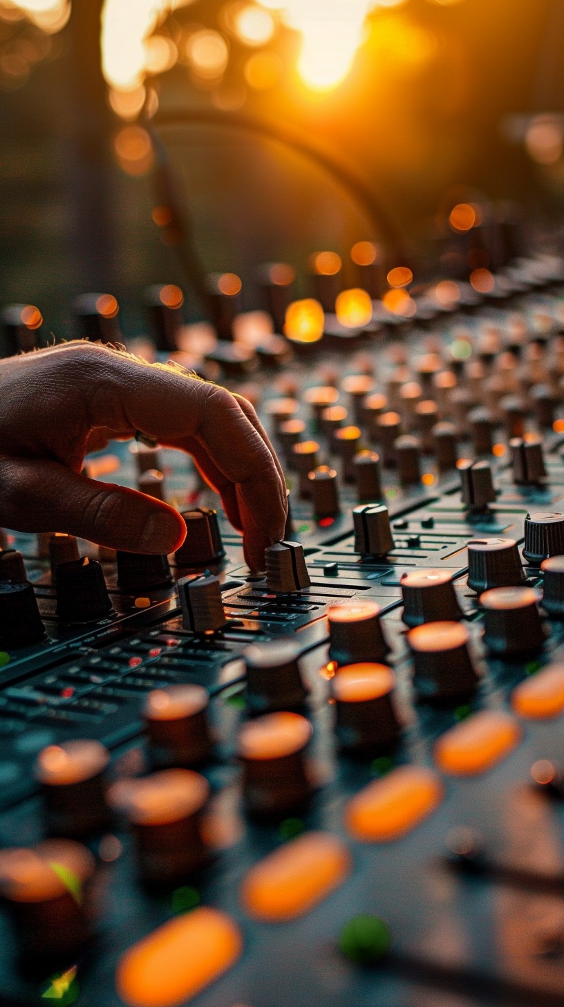 Sound Mixe Free Sound Mixer Adjusting Image - Audio, Mixer, Sunset | Download at ...