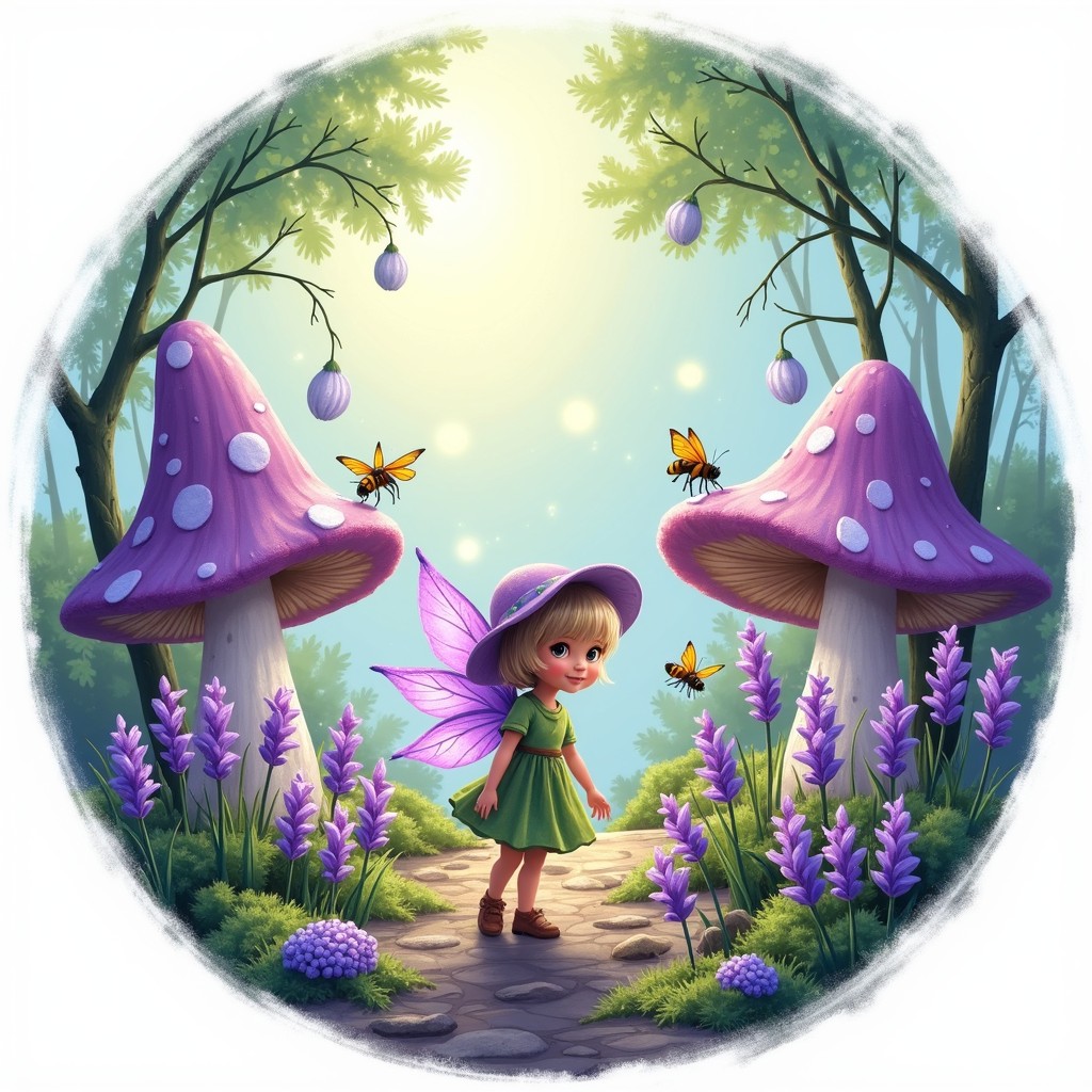 Free Enchanted Pixie Garden Image - Pixie, Fairy, Lavender | Download ...