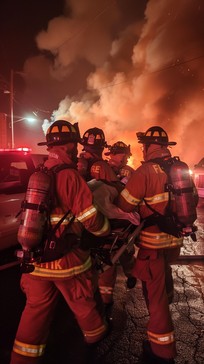 Free Firefighters Battling Blaze Image - Firefighters, Fire, Blaze ...