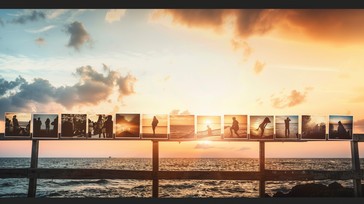 Free Sunset Memory Lane Image - Sunset, Photography, Polaroid ...