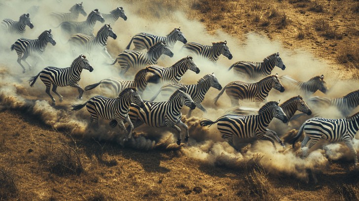 Free Zebras Galloping Freely Image - Zebras, Galloping, Savannah ...
