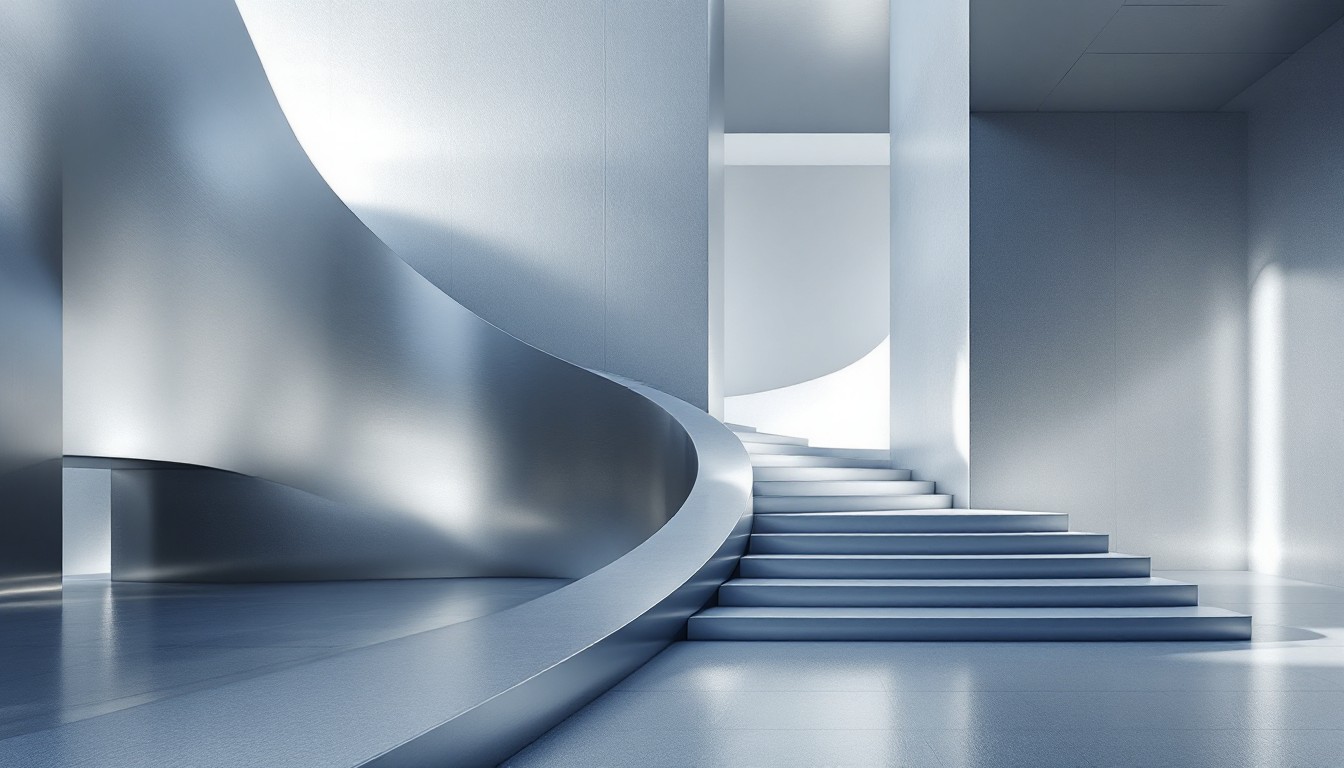 Download Flowing Silver Architecture Image - Architecture, Minimal ...