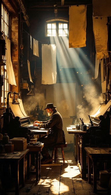 Free Illuminated Artisan Workshop Image - Workshop, Craftsman, Sunbeams ...