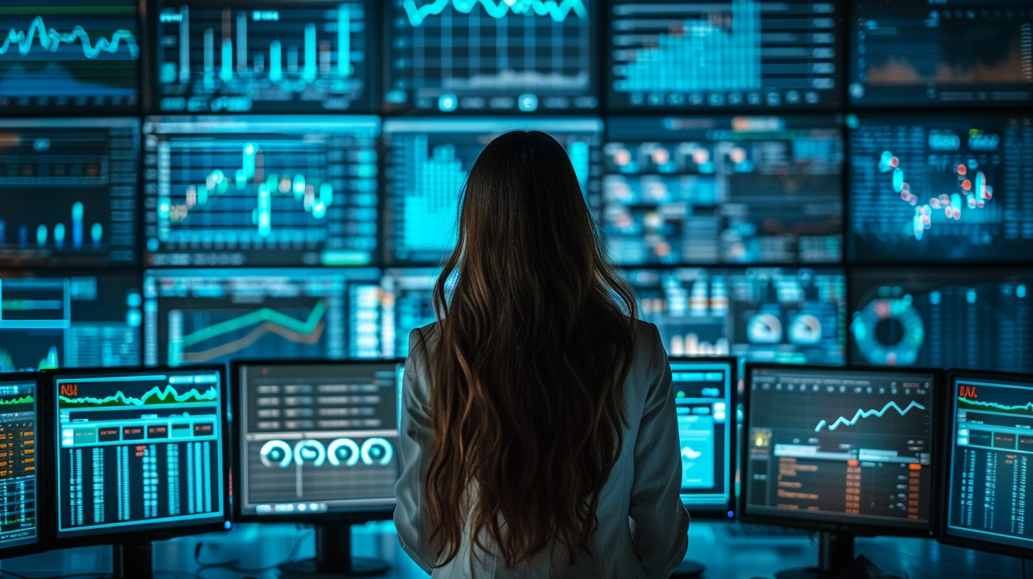 Free Data Monitoring Professional Image - Monitoring, Technology, Woman ...