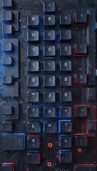 Free Illuminated Keyboard Matrix Image - Keyboard, Piano, Abstract ...