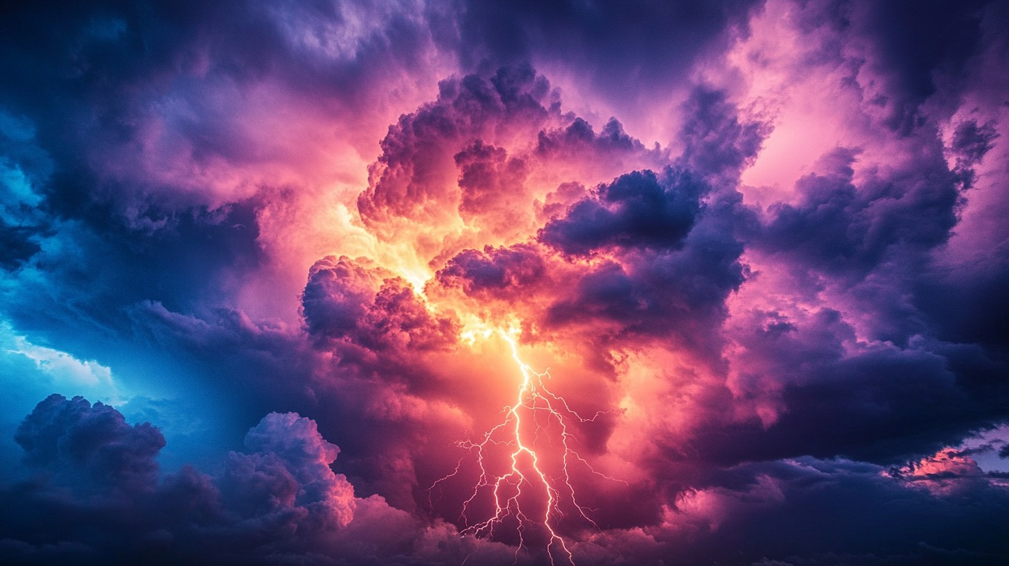 Free Dramatic Thunderstorm Sky Image - Thunderstorm, Lightning, Clouds ...