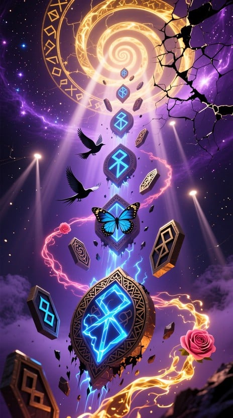 Free Mystical Runes Descending Image - Runes, Mystical, Cosmic ...