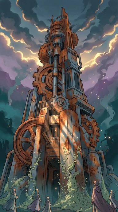 Free Rusted Tower Rising Image - Anime, Tower, Rust | Download at StockCake