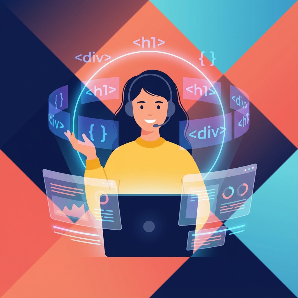 Free Woman Coding Confidently Image - Woman, Coder, Programmer ...