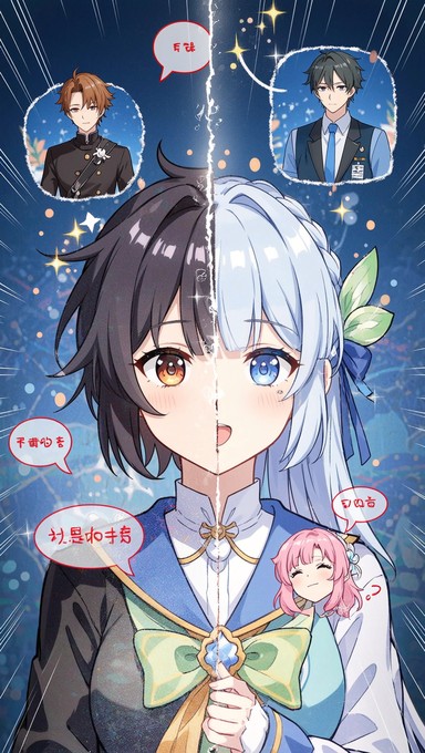 Characters Split In Two Free Dual Identity Revealed Image - Anime, Duality, Split | Download at ...