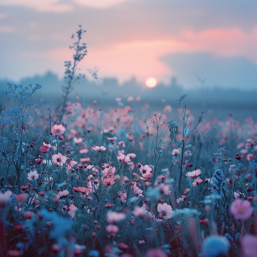 Free Sunset Flower Field Image - Sunset, Flowers, Nature | Download at ...