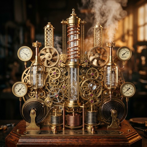 Clockwork Steam Engine Free Steampunk Evaporation Engine Image - Steampunk, Clockwork ...