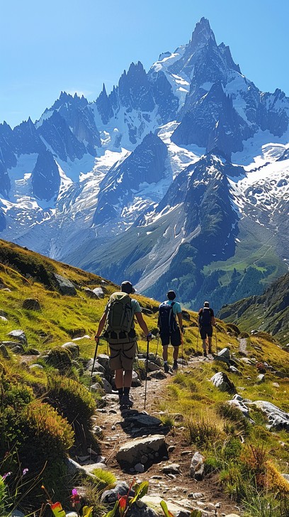 Free Alpine Trail Adventure Image - Mountains, Trail, Hiking | Download ...