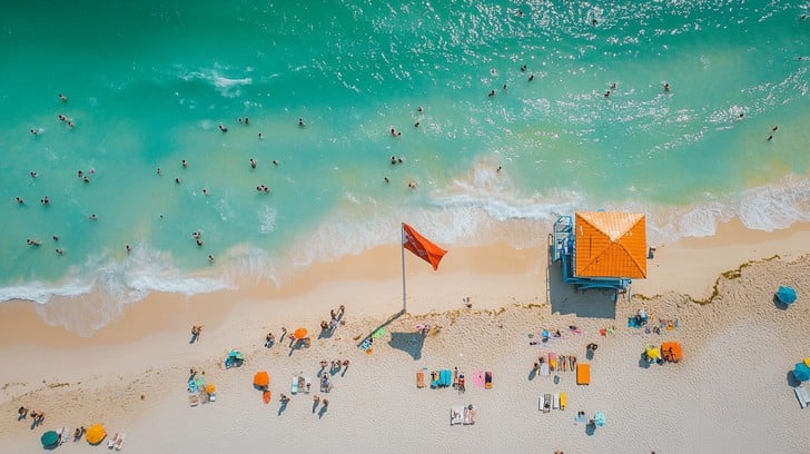 Free Sunny beach day Image - Beach, Sunny, Ocean | Download at StockCake