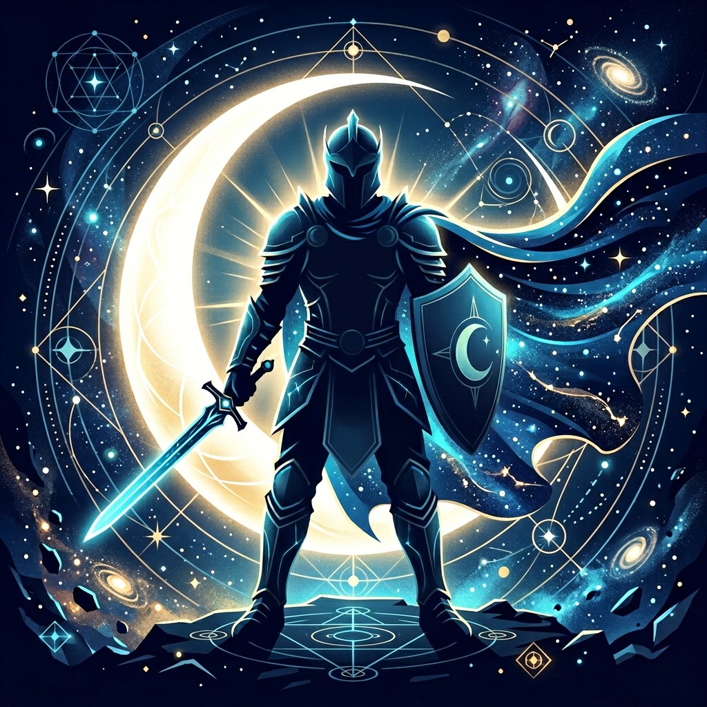 Free Celestial Warrior Silhouette Image - Warrior, Silhouette, Hero ...