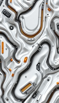 Silver Futuristic Pattern Free Futuristic Armor Plating Image - Metallic, Silver, Textured ...