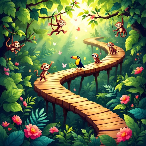 Free Jungle Adventure Path Image - Jungle, Monkeys, Pathway | Download ...
