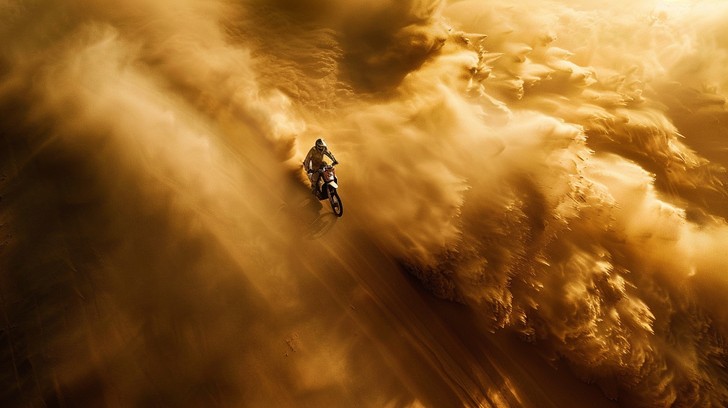 Free Desert Motorcycle Ride Image | Download at StockCake