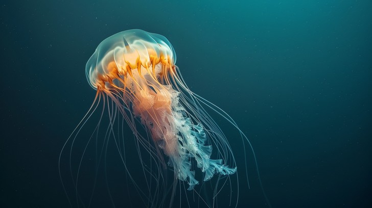 Free Glowing Jellyfish Underwater Image - Jellyfish, Ocean ...