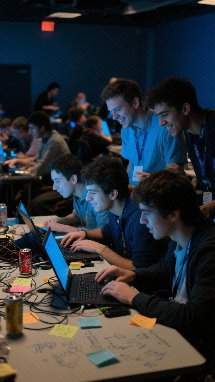 Free Coders in blue Image - Coding, Hackathon, Programmers | Download ...