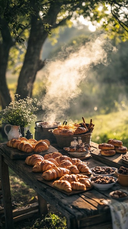 Free Sunlit Breakfast Spread Image | Download at StockCake