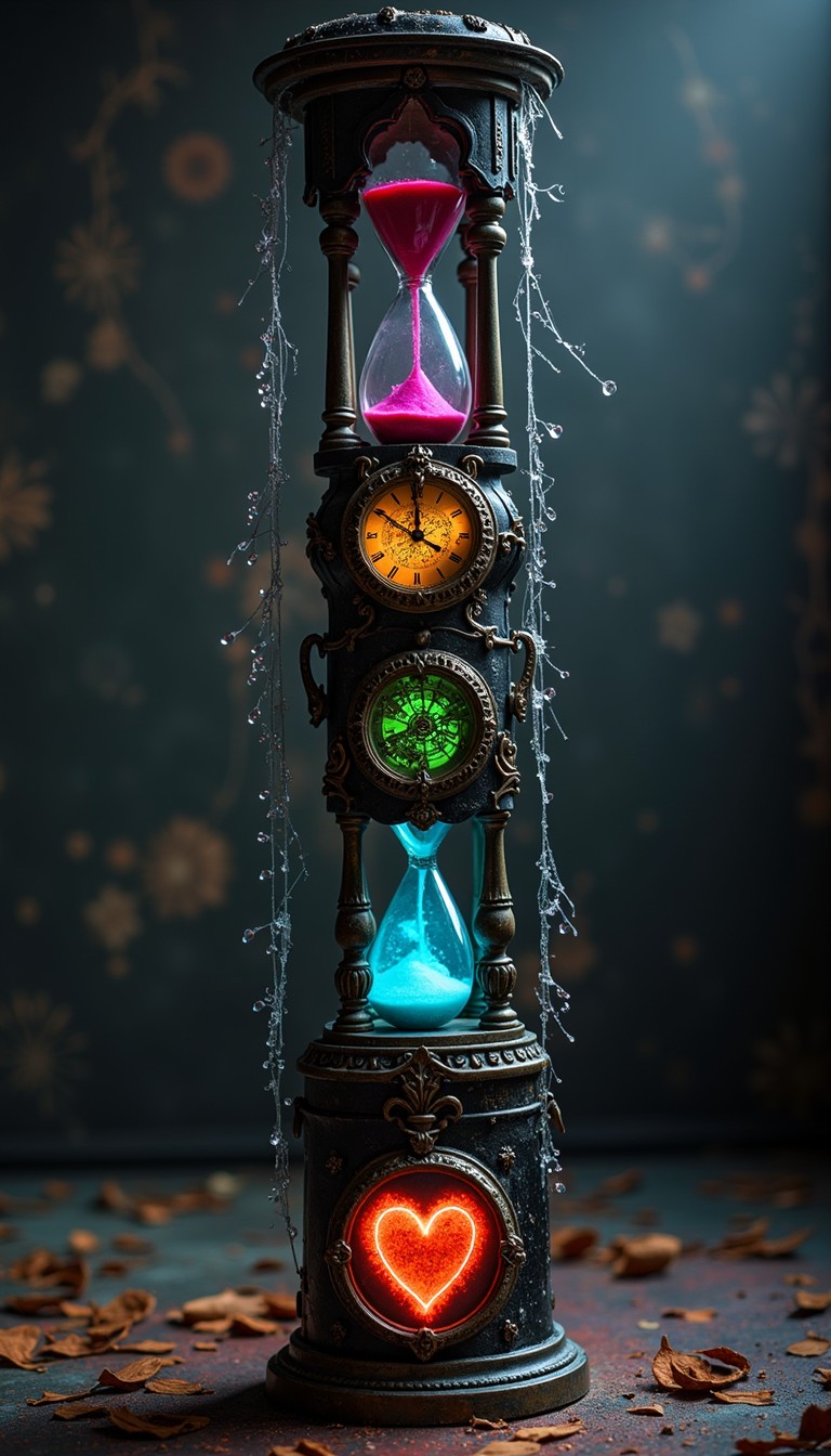 Timer Design Goth Free Gothic Time Tower Image - Gothic, Timepiece, Hourglass | Download ...