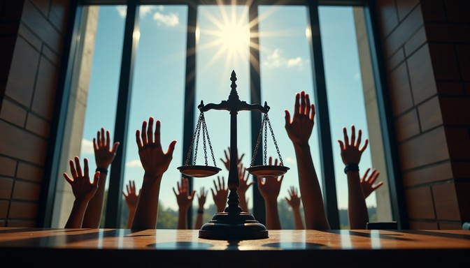 Free Reaching For Justice Image - Justice, Light, Hands | Download at ...