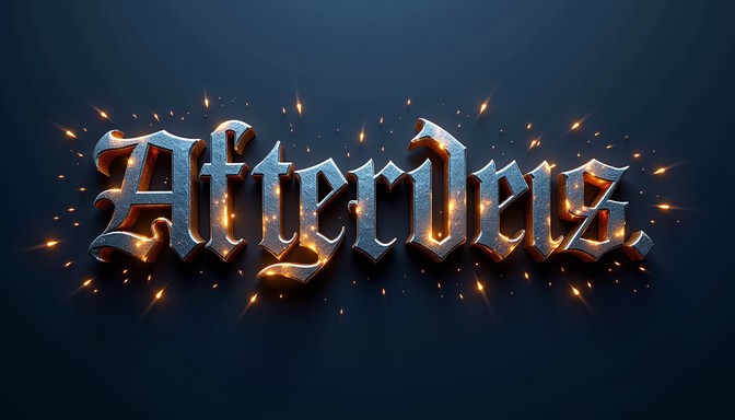 Free Illuminated Dimensional Text Image - Typography, Metallic, 3d ...