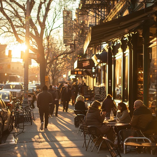 Free Sunset City Life Image - Sunset, City, Street | Download at StockCake