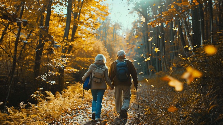 Free Autumn Walk Together Image - Autumn, Sunset, Couple | Download at ...