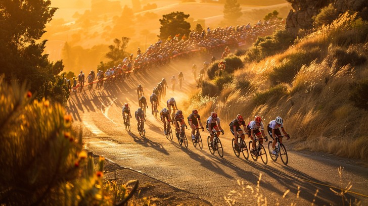 Free Sunset Cycling Race Image - Cycling, Sunset, Race | Download at ...
