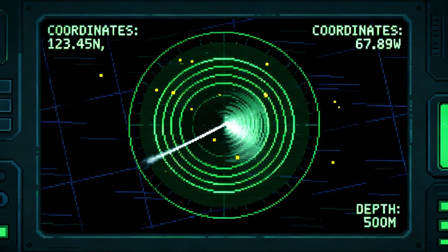 Free Deep Sea Scanner Image - Sonar, Radar, Retro | Download at StockCake