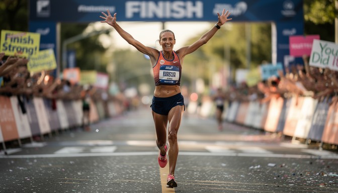 Free Victory Through Perseverance Image - Marathon, Runner, Victory ...