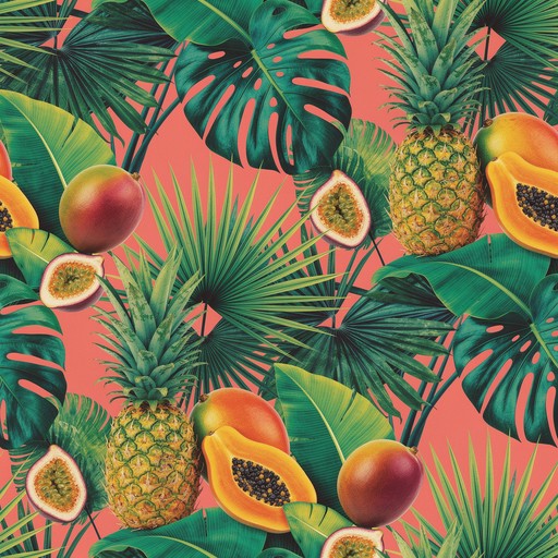 Tropical Pattern Design Free Vibrant Tropical Pattern Image - Tropical, Wallpaper, Pattern ...