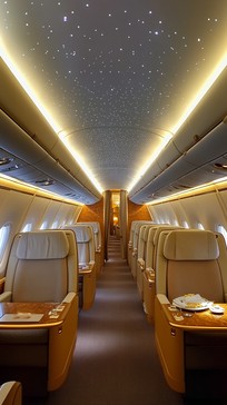 Free Luxurious Flight Interior Image - Luxurious, Airplane, Cabin ...