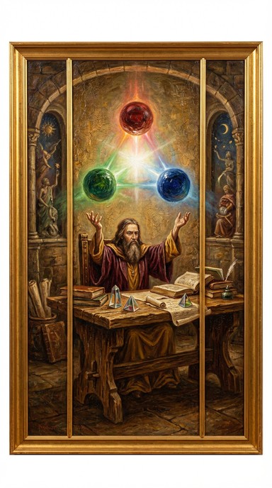 Trinity Composition Free Divine Color Trinity Image - Renaissance, Scholar, Mystical ...